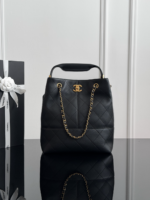 CHANEL MASTER SHOPPING BAG CALFSKIN & GOLD-TONE METAL BLACK  33*29*11cm