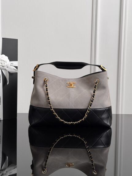 CHANEL MASTER SHOPPING BAG CALFSKIN & GOLD-TONE METAL 36*24*12cm