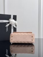 CHANEL MASTER CAVIAR QUILTED MINI COCO HANDLE FLAP 24*14*10cm - Image 7