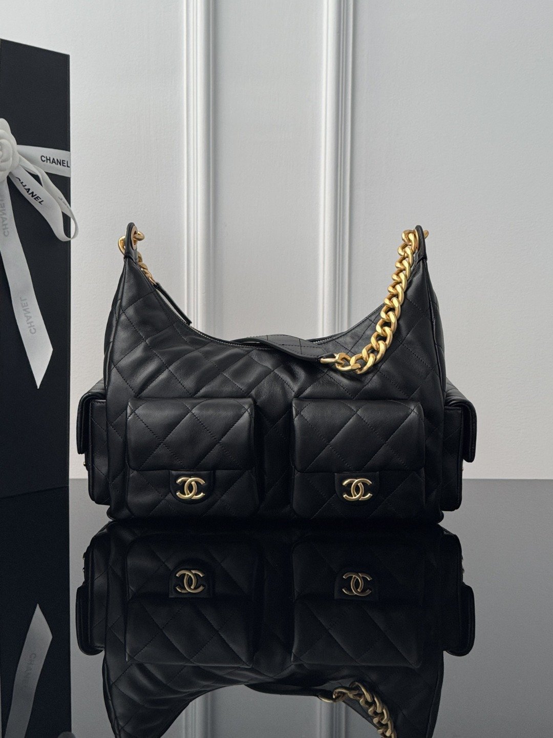 13408682127677808 CHANEL MASTER HIPPIE HOBO BAG 35*27*18cm - Image 1