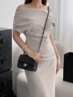 CHANEL MASTER LITTLE GOLD BALL SQUARE FLAP BAG  17*13.5*8cm - Image 2