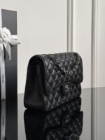 CHANEL MASTER CLASSIC SINGLE FLAP JUMBO BLACK 30*19.5*10cm - Image 5