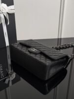 CHANEL MASTER CLASSIC SINGLE FLAP JUMBO BLACK 30*19.5*10cm - Image 7