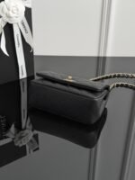 CHANEL MASTER  25s handle CF artistic buckle black   18*12*6.5cm - Image 7