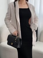 CHANEL MASTER 25 Leaf Clover Horizontal Black 25*16.5*8.5cm - Image 3