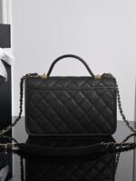 CHANEL MASTER 25 Leaf Clover Horizontal Black 25*16.5*8.5cm - Image 6