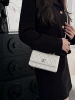 CHANEL MASTER CLUTCH WITH CHAIN LAMBSKIN, STRASS & GOLD-TONE METAL BLACK  18.5*11*6cm - Image 3