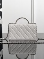 CHANEL MASTER CLUTCH WITH CHAIN LAMBSKIN, STRASS & GOLD-TONE METAL BLACK  18.5*11*6cm - Image 6