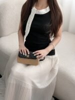 CHANEL MASTER LAMBSKIN FLAP CROSSBODY BAG  19.5*11.5*5cm - Image 4