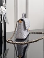 CHANEL MASTER  25p flap bag 27 gray-gold clasp 27*16*7.5cm - Image 5