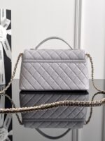 CHANEL MASTER  25p flap bag 27 gray-gold clasp 27*16*7.5cm - Image 6