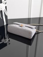 CHANEL MASTER  25p flap bag 27 gray-gold clasp 27*16*7.5cm - Image 7