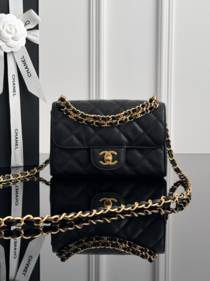 CHANE MASTER CAVIAR WALLET ON CHAIN  18*13*5.5cm