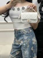 CHANEL MASTER  25c drawstring flap bag 18*12*6cm - Image 4