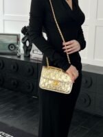 CHANEL MASTER  25s woven flap with golden 19*13*5.5cm - Image 3