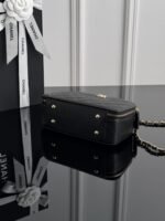 CHANEL MASTER  25C black caviar leather bag 19*13*7cm - Image 7