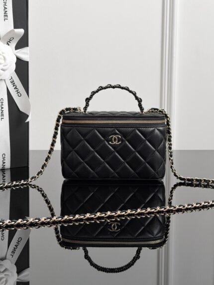 CHANEL MASTER  25p bracelet box in black and light gold 20*12*6cm