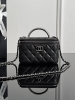 CHANEL MASTER 25P CHAIN BOX BAG CAVIAR 17*9.5*8cm
