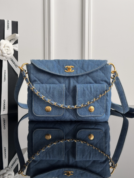 CHANEL MASTER  25p Postal Cowboy Bag 24.5*18.5*5cm