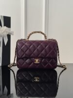 CHANEL MASTER FLAP BAG WITH TOP HANDLE 25*17*8cm