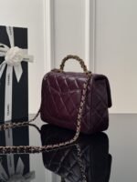CHANEL MASTER FLAP BAG WITH TOP HANDLE 25*17*8cm - Image 5