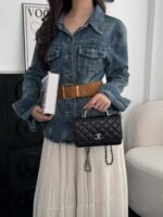 CHANEL MASTER LARGE CLUTCH WITH CHAIN 19*12*3.5cm - Image 2