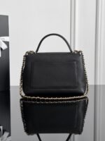 CHANEL MASTER SMALL FLAP BAG WITH TOP HANDLE 28*20.5*9.5cm - Image 6