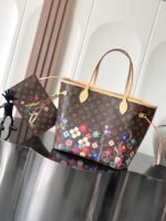 LOUIS VUITTON MURAKAMI LV X TM NEVERFULL MM  31*28*14cm