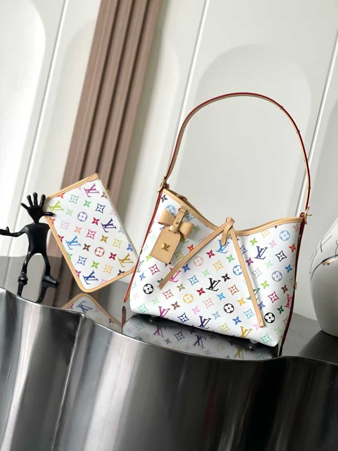 微信图片_2025-10-22_083408_750 LOUIS VUITTON MURAKAMI LV X TM CARRYALL PM 29*24*12cm - Image 1