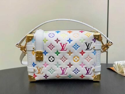 LOUIS VUITTON MURAKAMI LV X TM SIDE TRUNK MM  23.5*16*8.5cm