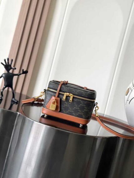 CELINE VANITY Makeup Box Bag 18 X 12 X 18cm