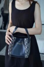 Dior Small Signature Bucket Bag 21*19*11cm - Image 2