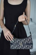 Dior 30 Montaigne Cigale Underarm Dumpling Bun 24*14*6.5cm - Image 4