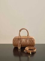 MIUMIU ARCADIE Matelassé Medium Lambskin Bag 27*12*9cm