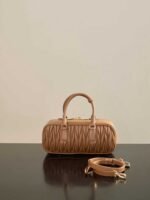 MIUMIU ARCADIE Matelassé Medium Lambskin Bag 27*12*9cm - Image 6