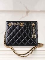 Chanel 24k square evening chain bag 20*16*7cm