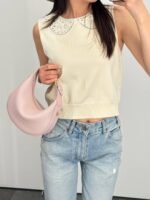 CELINE TEEN LULU Soft Grain Beef Leather Handbag ️ 21*24*5cm - Image 3